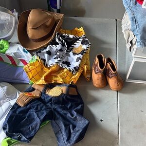 Disney Woody Costume for Kids - Yellow, Brown, Blue